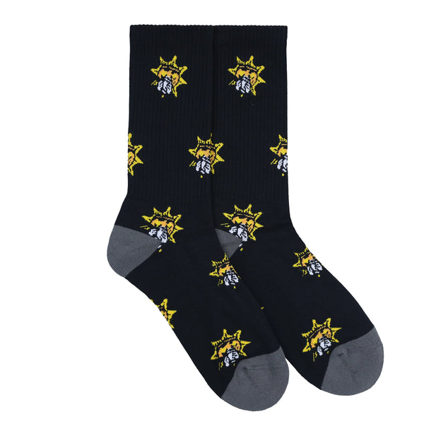 GLO GANG SUN SOCKS (Black)