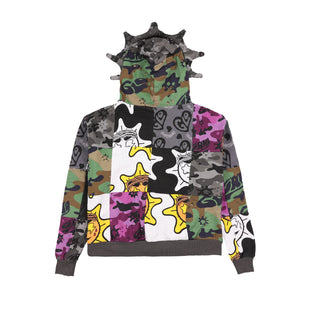 GLO GANG Glo Patchwork Hoodie (Multi)