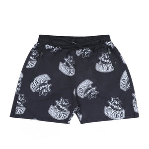 GLO GANG Glo Sun Pattern Shorts (Black)