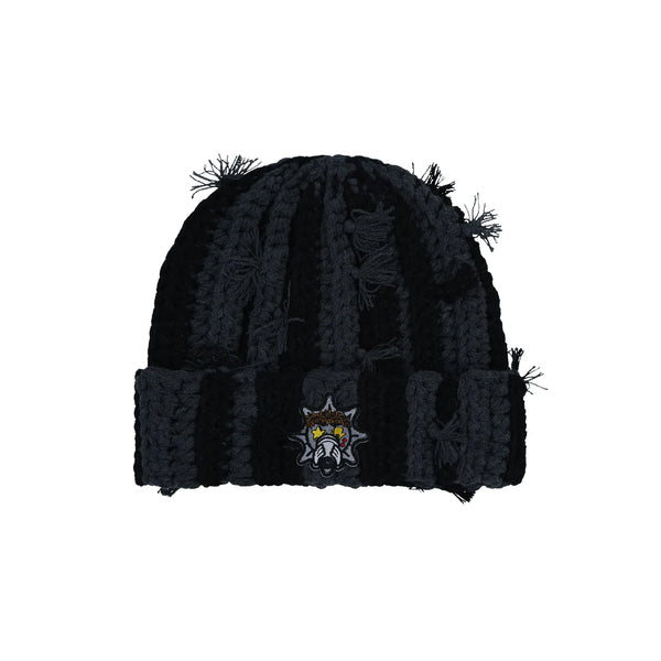 GLO GANG Hand Tied Beanie (Black)