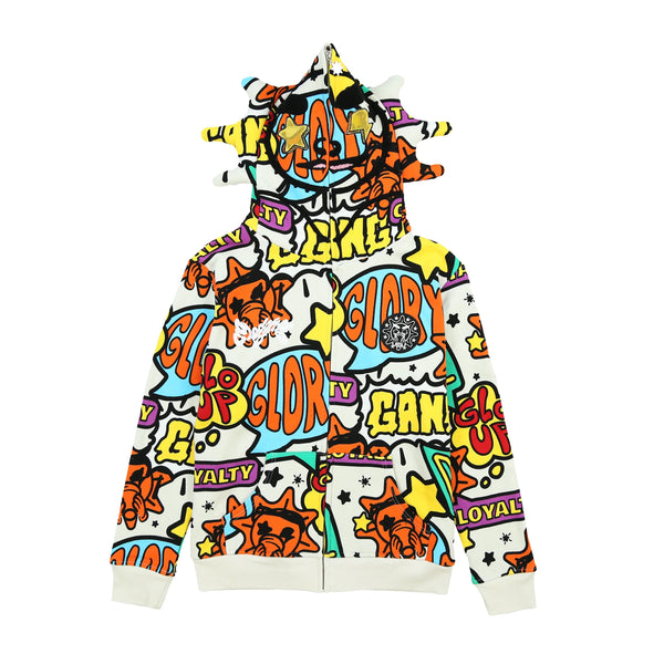 GLO GANG Glo Pop Hoodie (Grey)