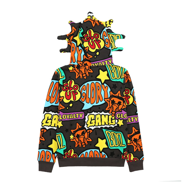 GLO GANG Glo Pop Hoodie (Brown)