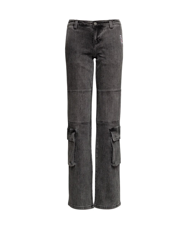 PRIX 98 DENIM BOOTCUT JEANS GUNMETAL