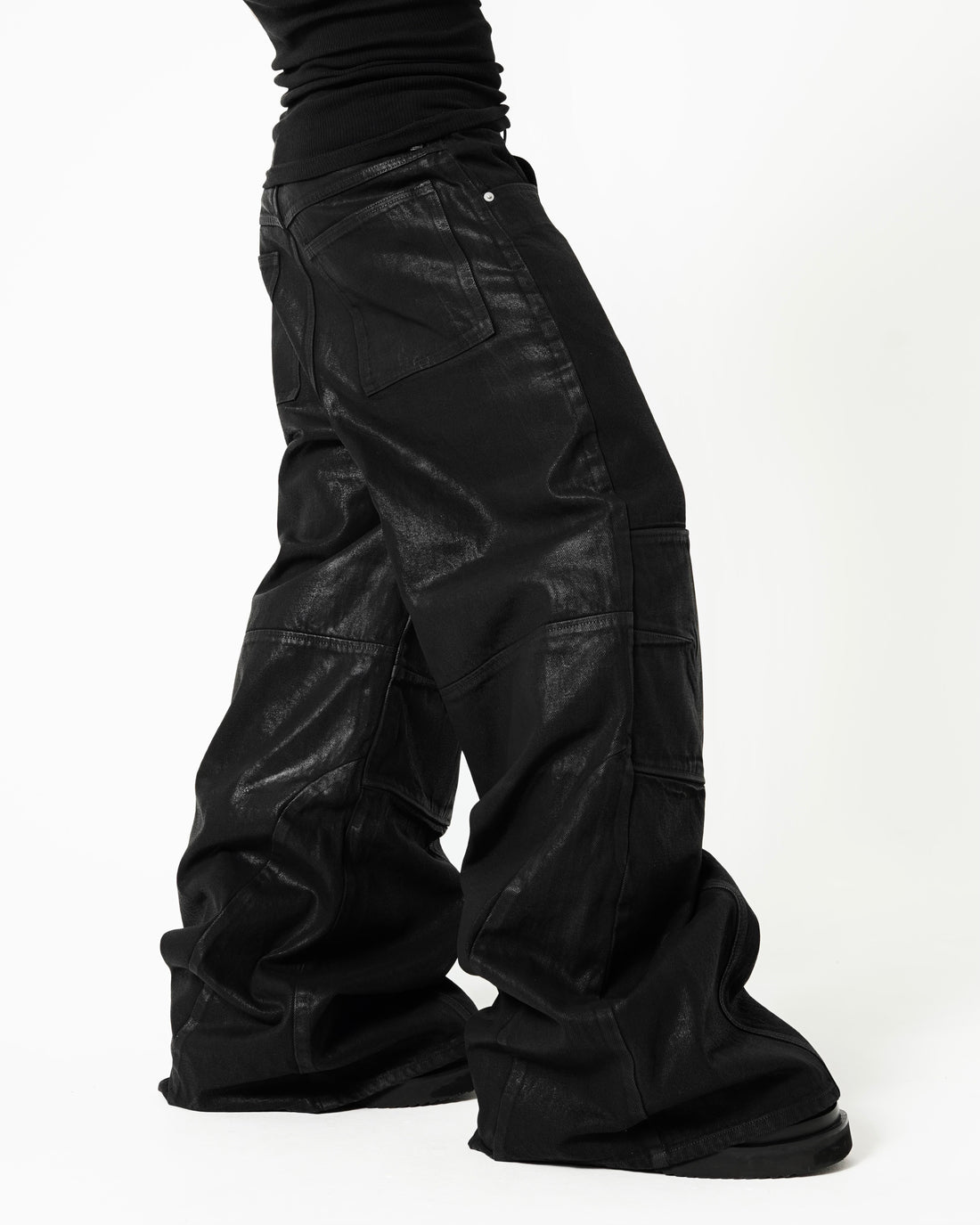 NO MASS PROD. "04GLM" Moto Baggy Jeans