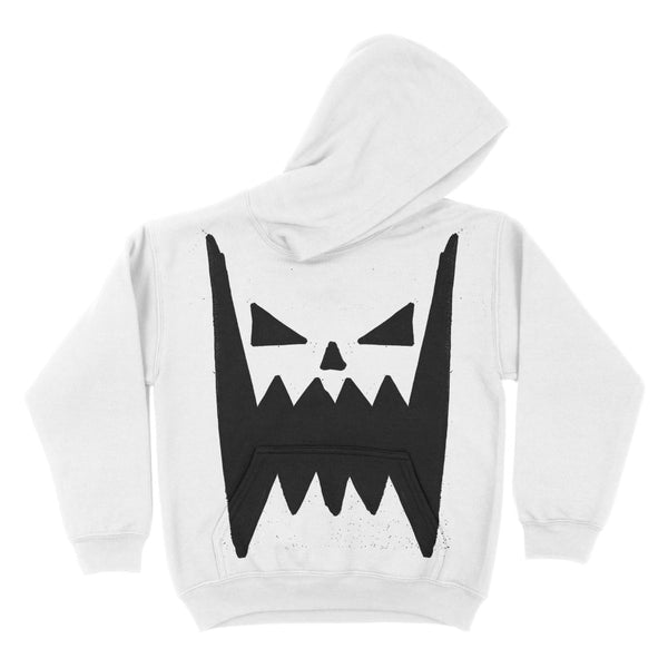 ASSPIZZA Face Hoodie (White)