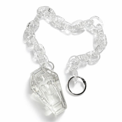 COFFIN LIGHTER HOLDER (CLEAR)