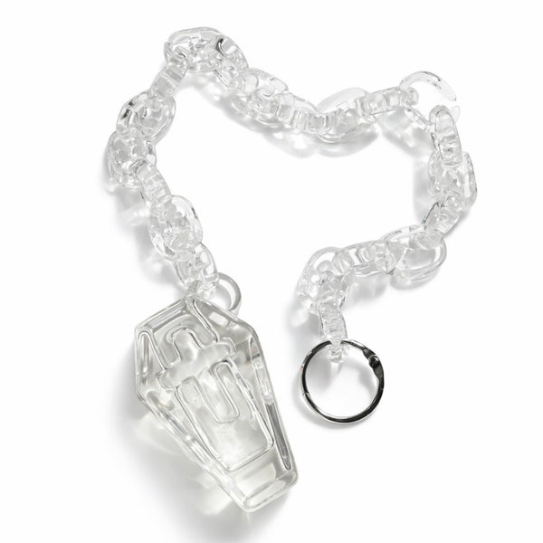 COFFIN LIGHTER HOLDER (CLEAR)