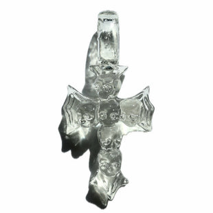 SIXXX CROSS PENDANT (CLEAR)