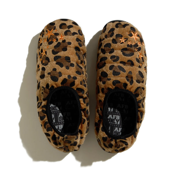 AFB LEOPARD STAR MULE (BROWN)