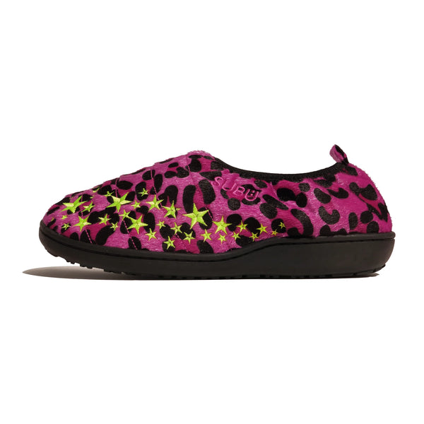AFB LEOPARD STAR MULE (PINK)