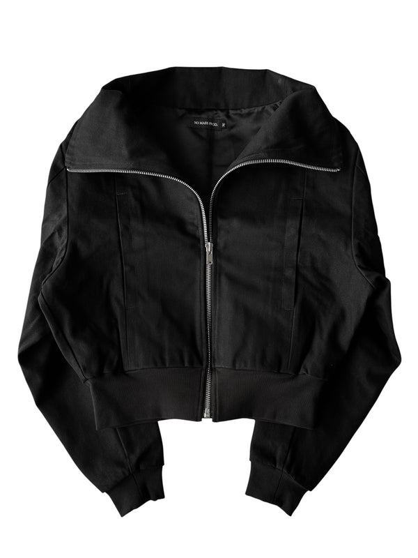 HIGH COLLAR DENIM JACKET