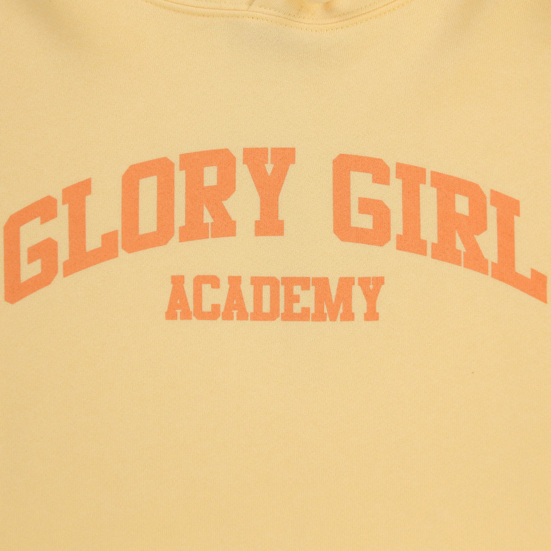 Glory Girl Peach Academy Crop Hoodie