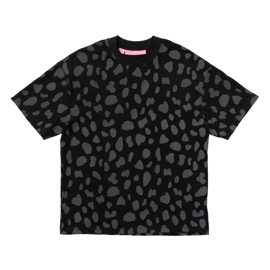 Glow-in-the-dark Dalmatian T-Shirt - Black
