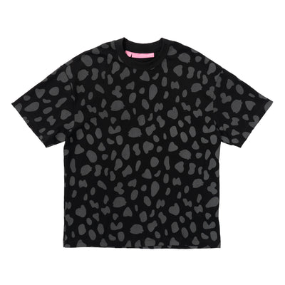 Glow-in-the-dark Dalmatian T-Shirt - Black