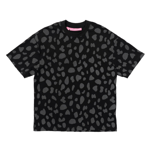 Glow-in-the-dark Dalmatian T-Shirt - Black