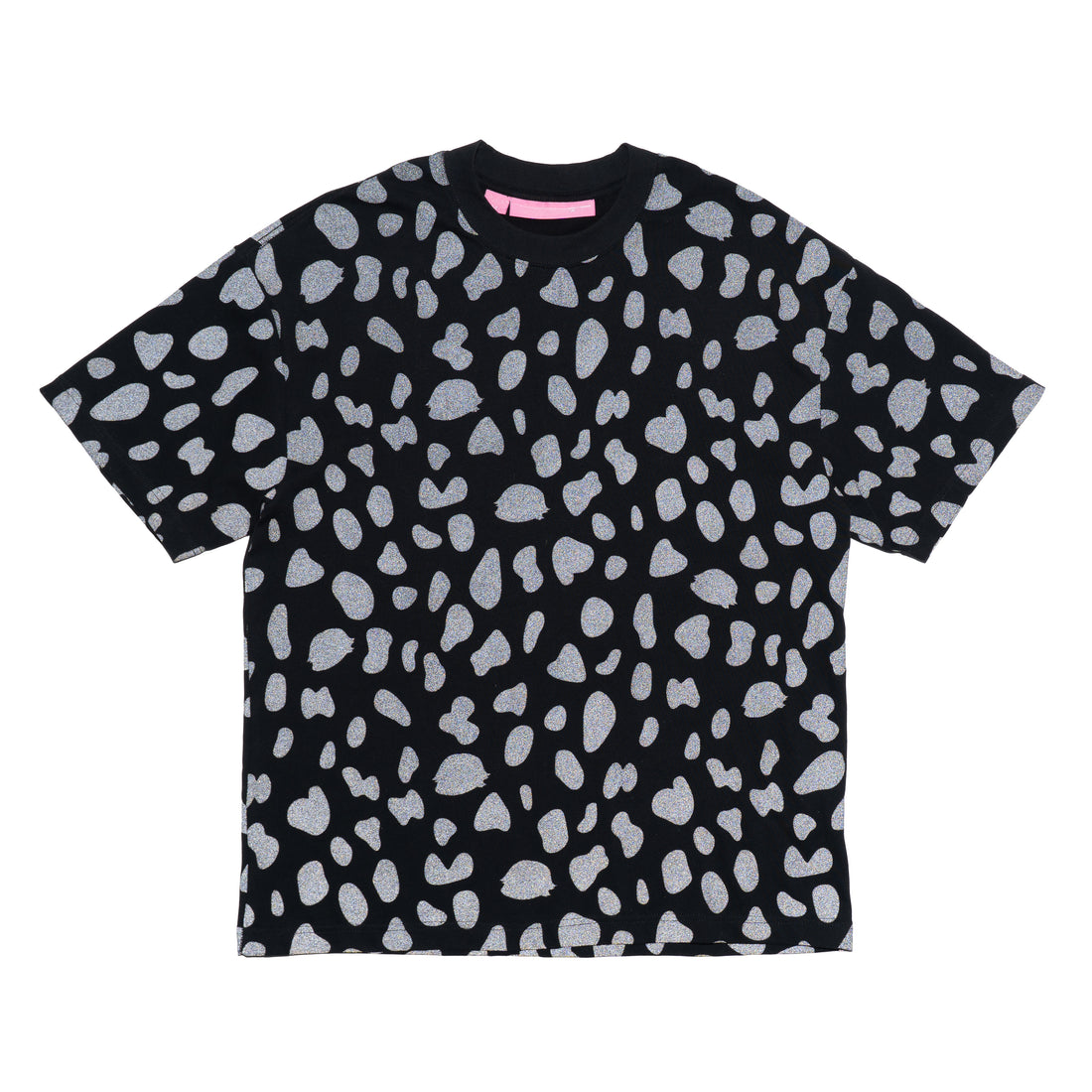 Glow-in-the-dark Dalmatian T-Shirt - Black