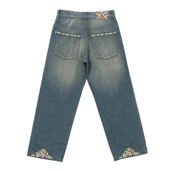 STUDDED DENIMS
