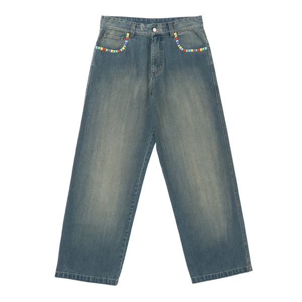 STUDDED DENIMS