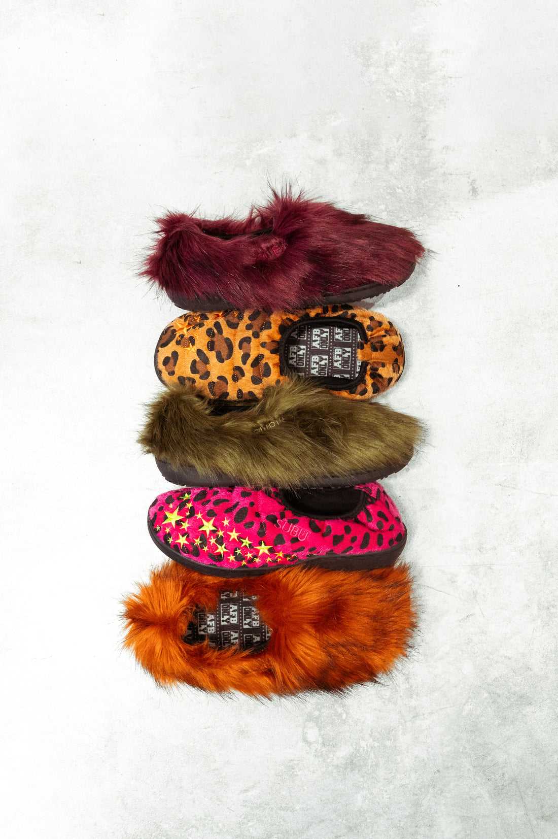 AFB LEOPARD STAR MULE (PINK)