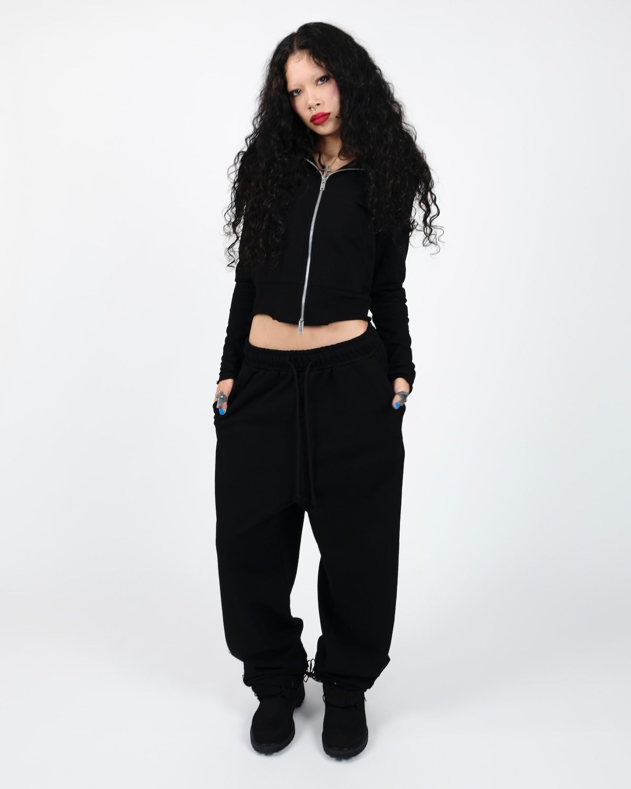 トップス no mass prod GLMNIST3 CROPPED HOODIE NO MASS PROD. Official Retailer (ノーマスプロッド) 公式通販