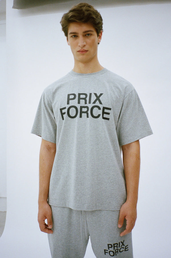 PRIX F22 T-SHIRT HEATHER GREY