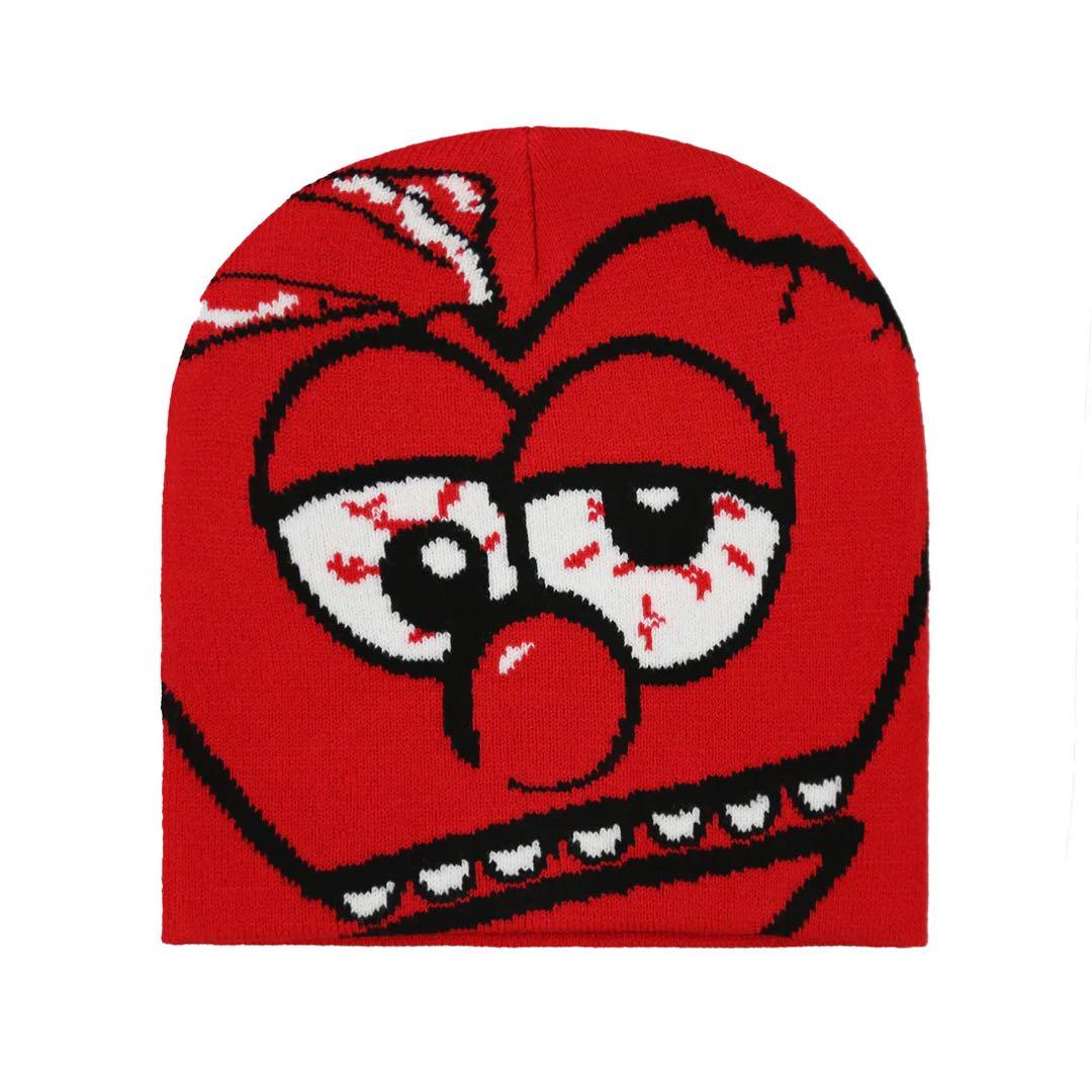 GLO GANG All Over Font Beanie (Red) main image 0