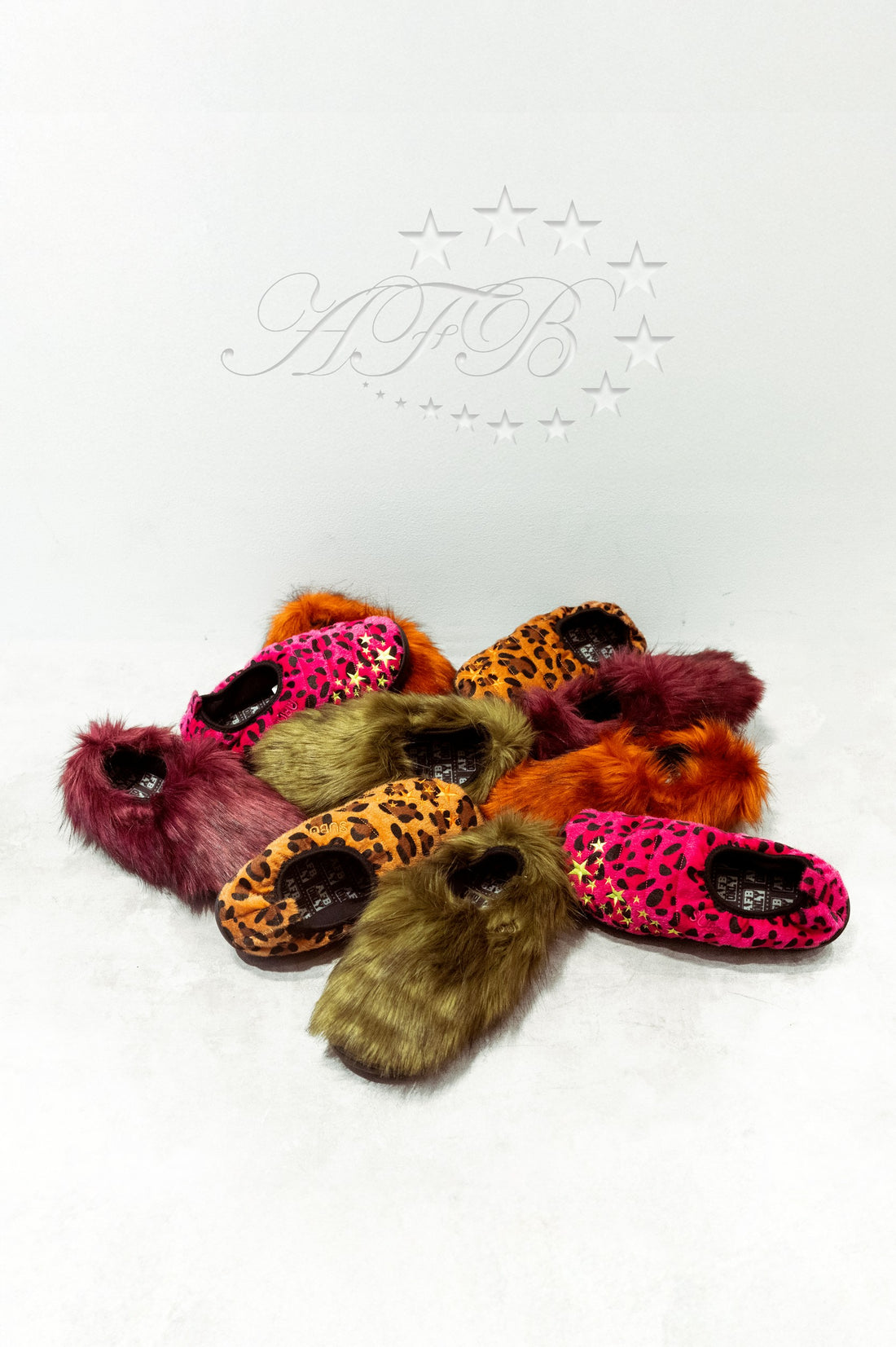AFB FUR MULE (ORANGE)