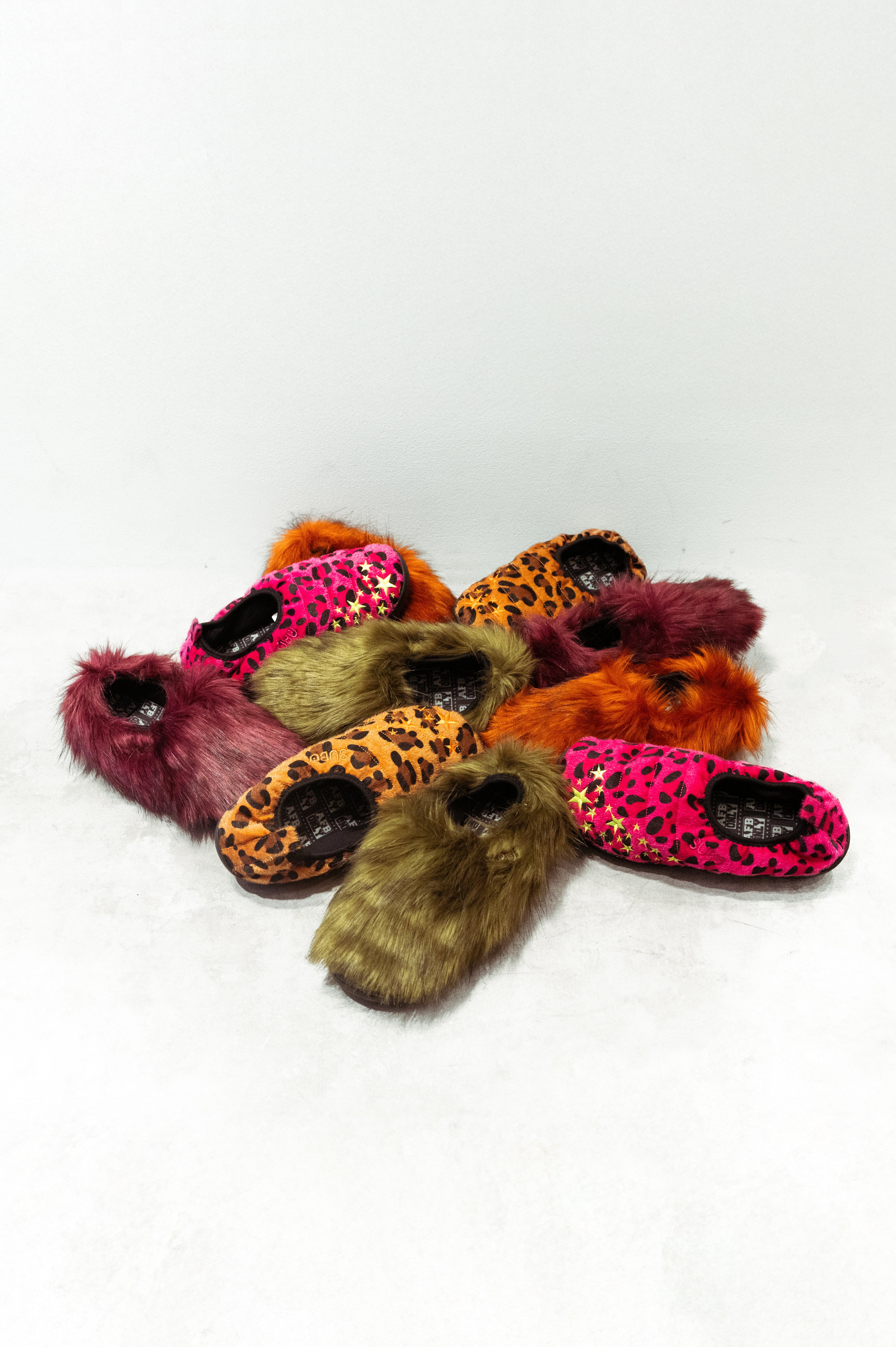 AFB FUR MULE color WINE ワイン色 【公式通販】